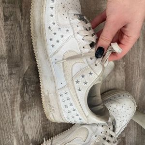 Nike air forces with stars!